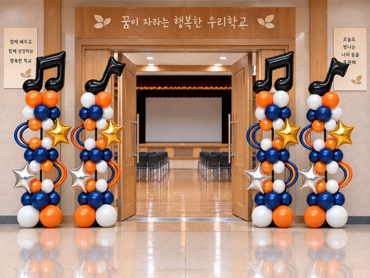 기본형 포토존 아치 M2 디자인 시안