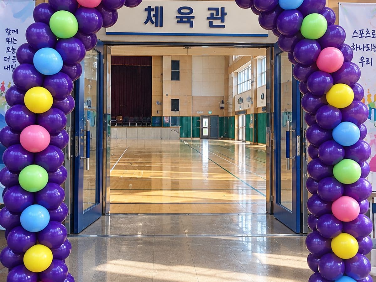 기본형 포토존 아치 S1 디자인 시안