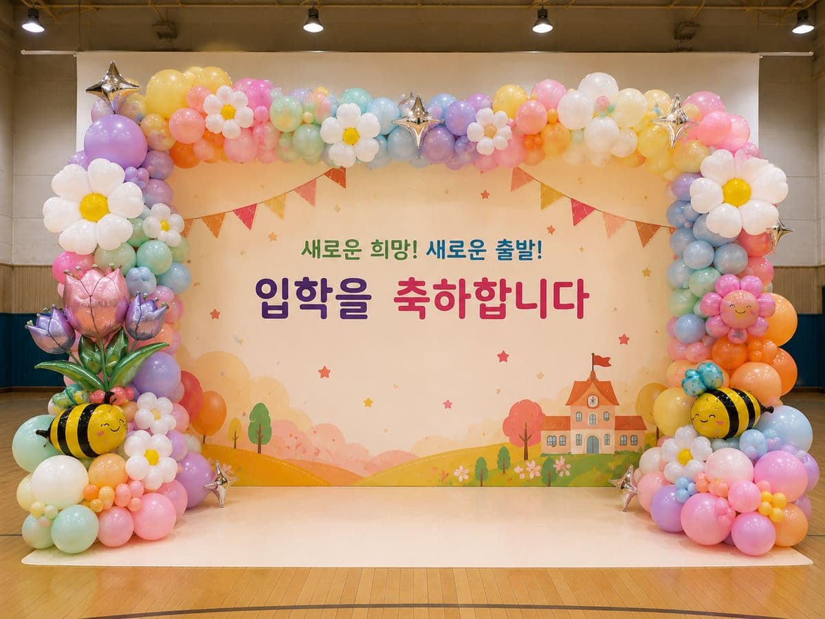 컨셉별 오가닉 포토존 아치 D5 디자인 시안